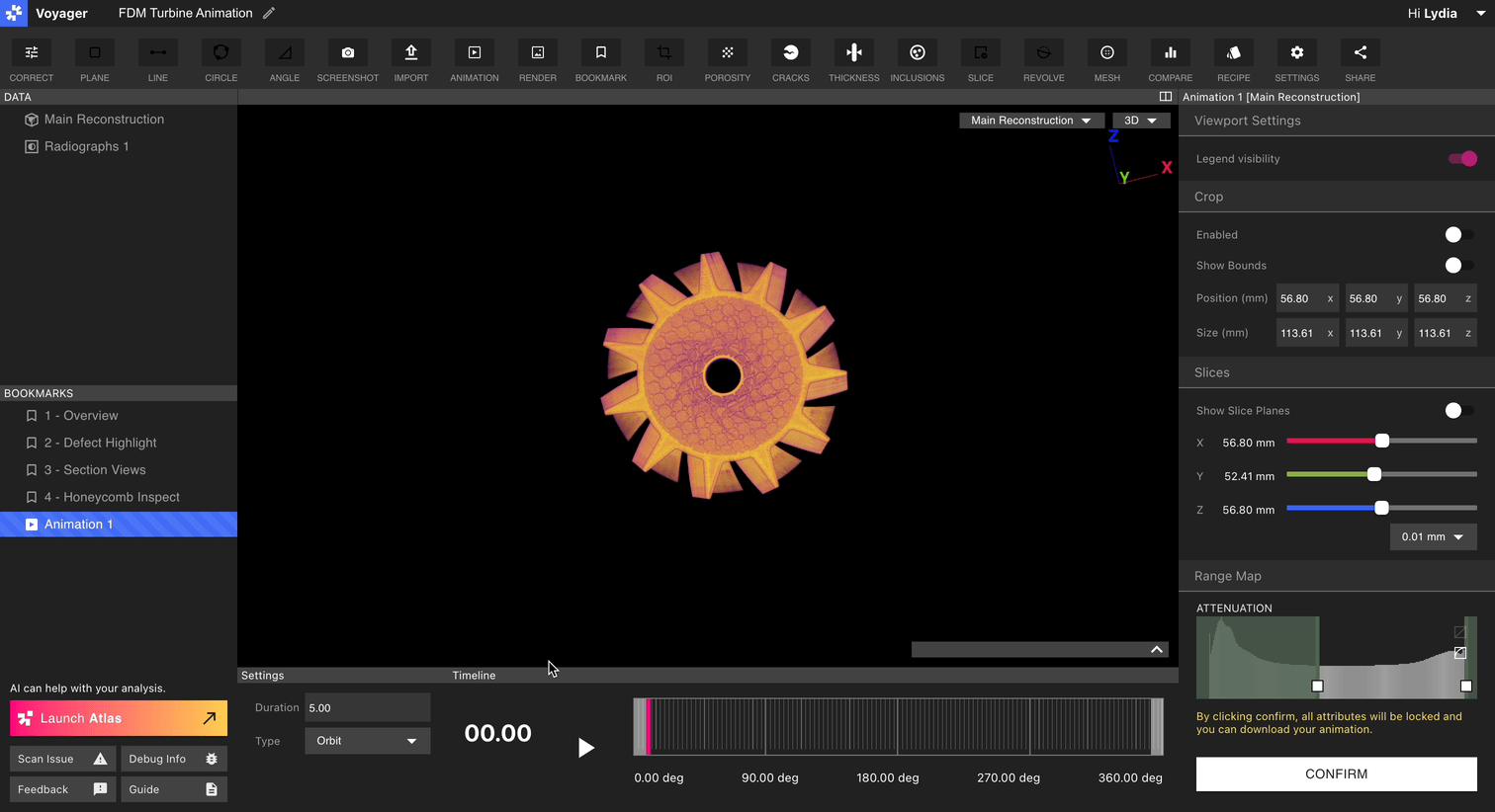 Pre-Confirm Orbit Animation