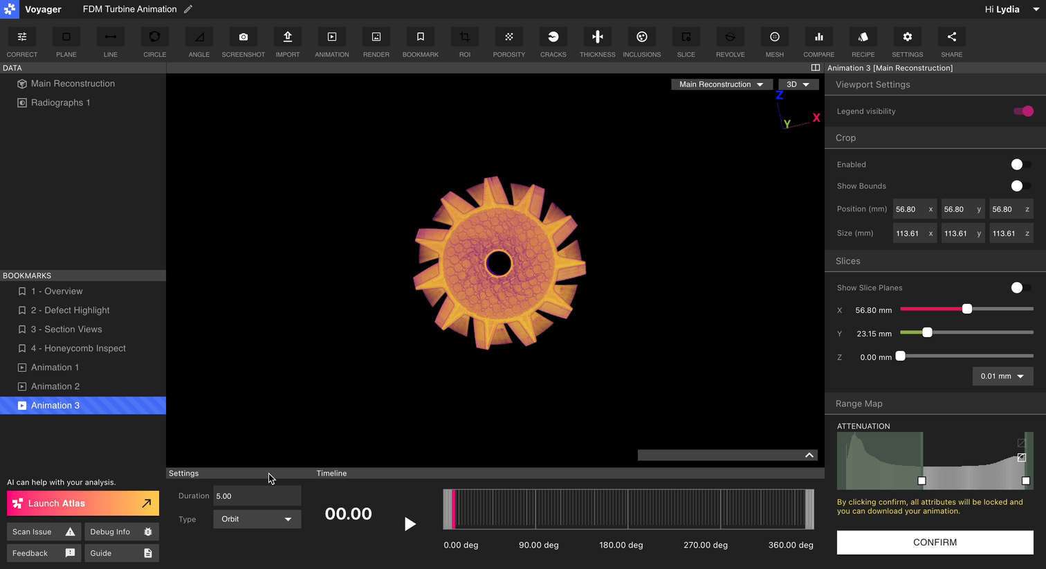 Pre-Confirmed Scrub Animation