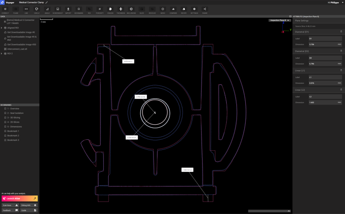 medical-connector-clamp-CAD-compra-inspection