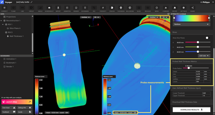 wall-thickness-analysis-probe